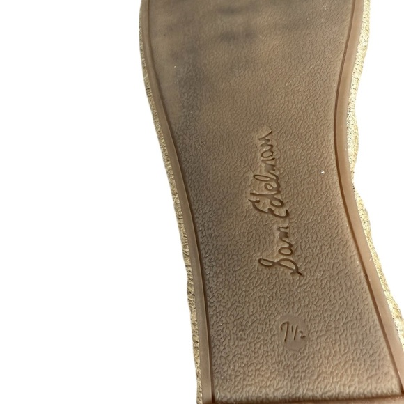 SAM EDELMAN Womens Black Cap Beef Rolled Kesia Platform Slip On Shoes Size 7.5 - Picture 5 of 8